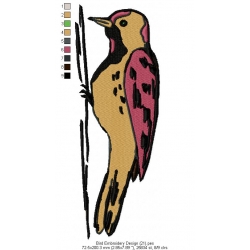 Bird Embroidery Design 21